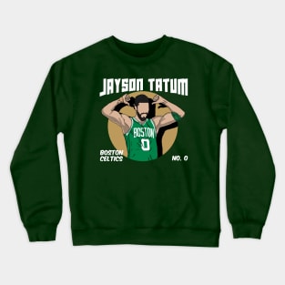 Jayson Tatum Comic Style Art Crewneck Sweatshirt